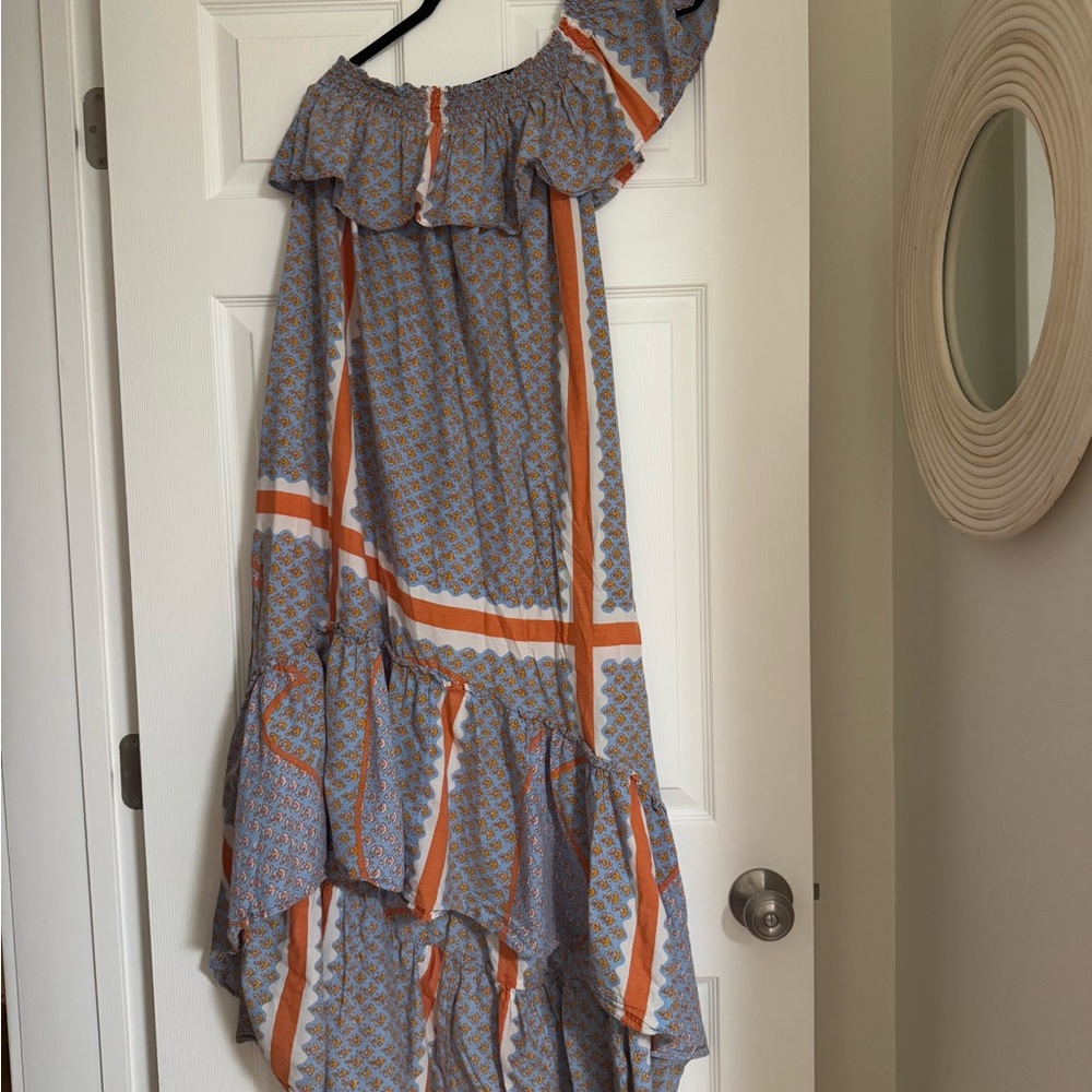 Bohemian Off-Shoulder Maxi Dress